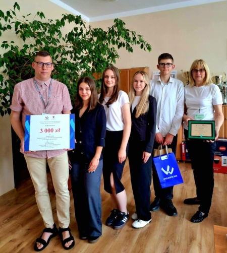 Wyróżnienie w Konkursie ''Nasz Pomysł na ochronę środowiska''